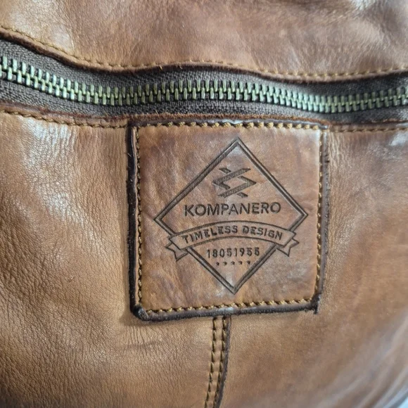 Kompanero Leather Bag Crossbody Sling Purse Large Western Wear - Picture 5 of 16